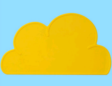 Silicone Cloud Placemat for Kids - Waterproof & Eco-Friendly