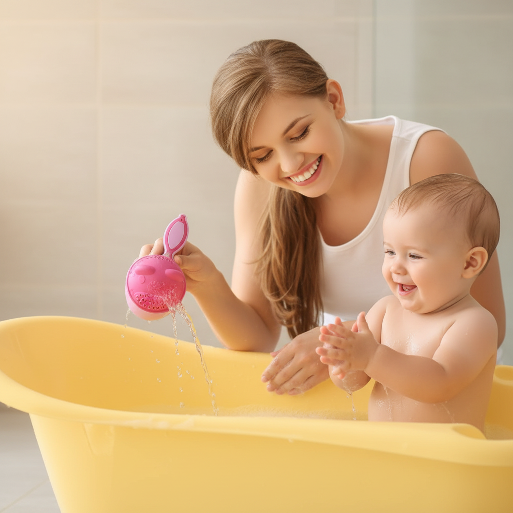 Baby Bath Shampoo Rinser – Lifestyle