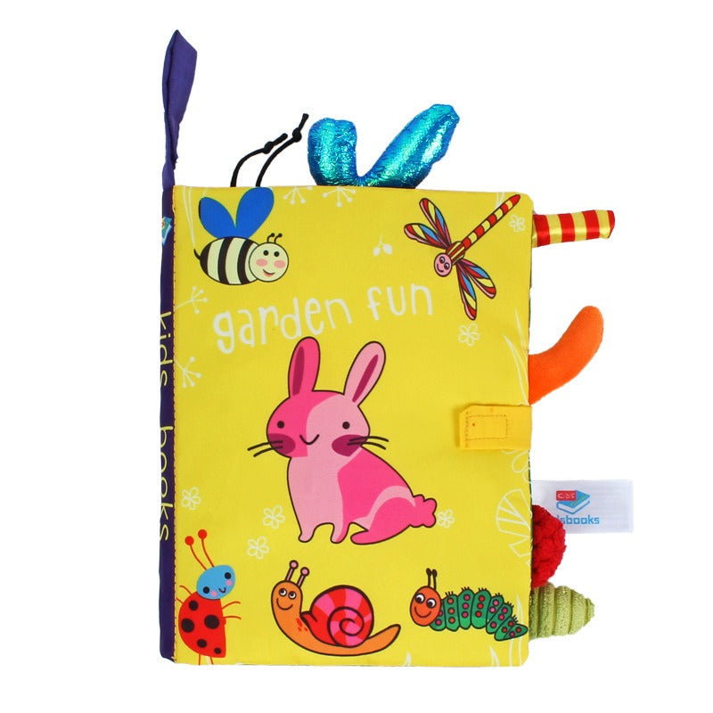 Soft Fabric Baby Rattles Cloth Book