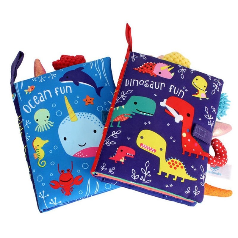Soft Fabric Baby Rattles Cloth Book
