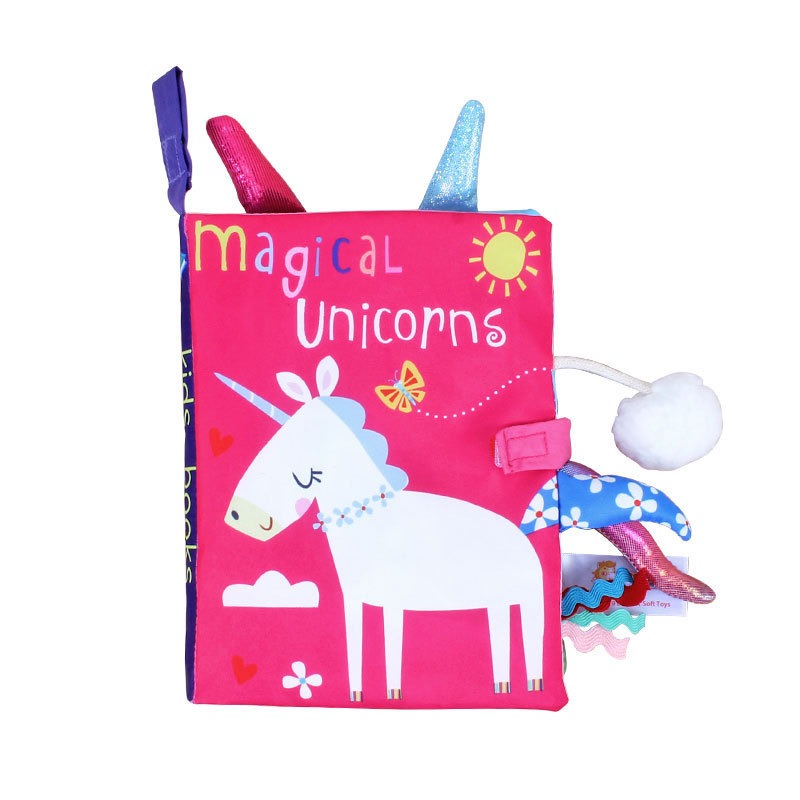 Soft Fabric Baby Rattles Cloth Book