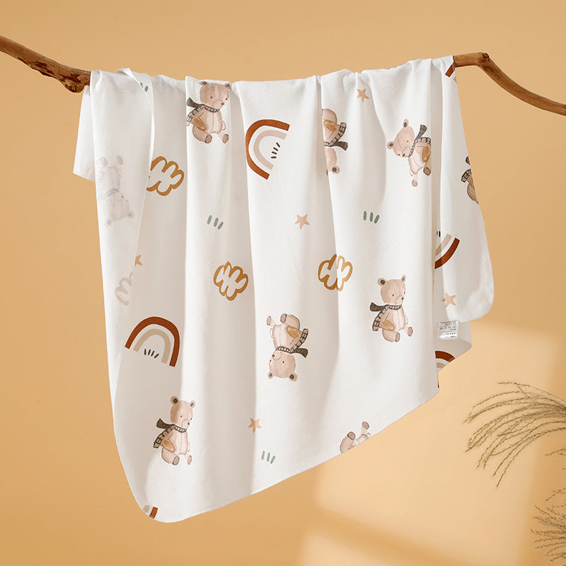 Soft Cotton Baby Swaddle Blanket – Cozy Comfort for Little Ones