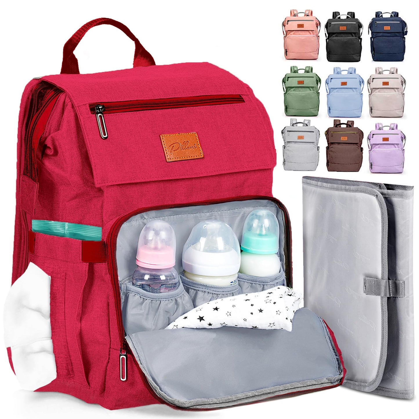 Premium Multi-Pocket Diaper Backpack | Stylish Baby Travel Bag