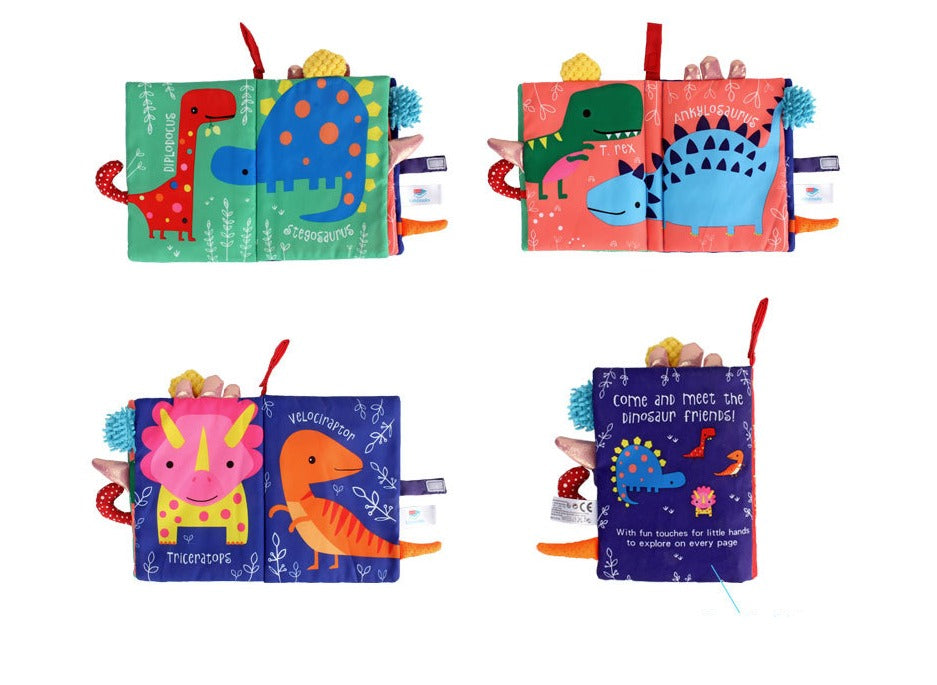 Soft Fabric Baby Rattles Cloth Book