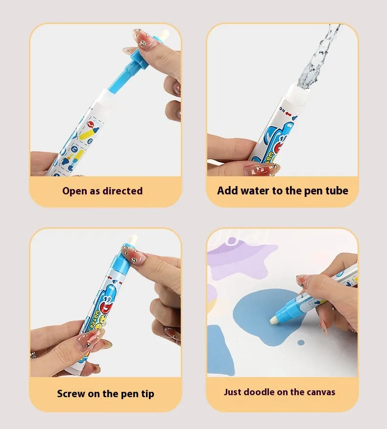 Magic Water Drawing Mat for Kids –  Reusable Mess-Free Drawing Board