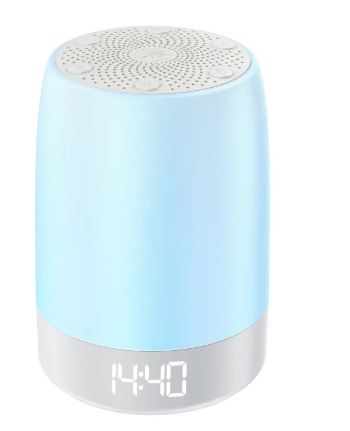 Baby Sleep Sound Machine with Night Light & Timer
