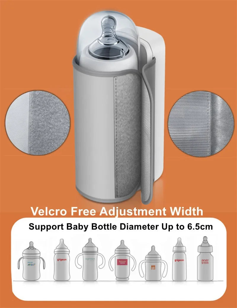 Smart Portable Bottle Warmer| USB Rechargeable with Temperature Display