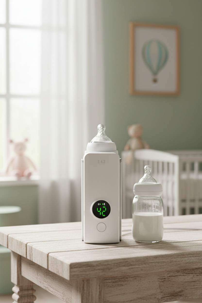 Bottle Warmer on Table